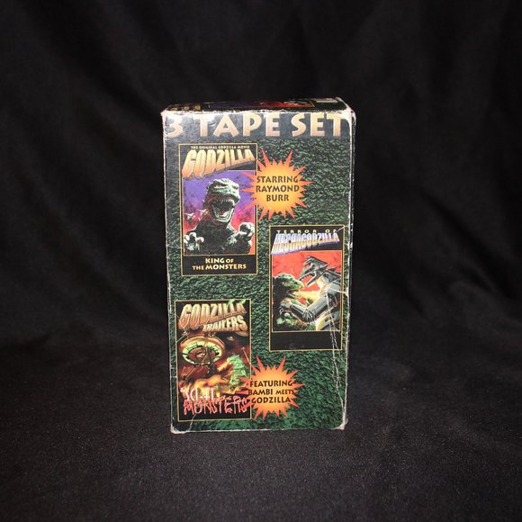 Godzilla Box Set 3 VHS Tape Collection King Of Monsters Mechhagodzilla Trailer - Picture 4 of 7